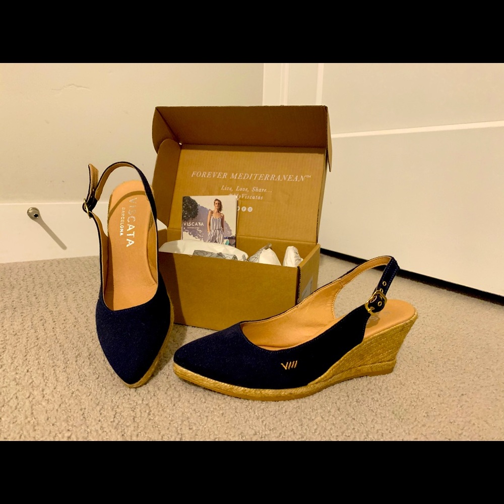 Navy Wedges